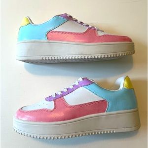 Hand Painted Colorful No Boundaries Shoes!